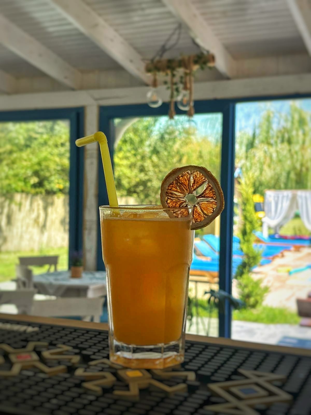 Iced citrus drink